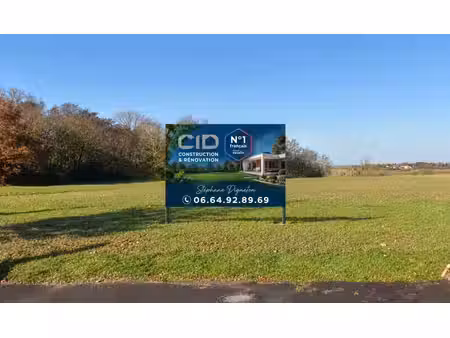 terrain constructible neuf à vendre