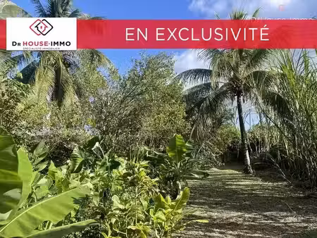 vente terrain 1232 m² à sainte rose (97115)  138 500 €