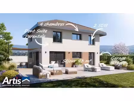 terrain avec maison neuf à vendre
