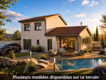 terrain avec maison neuf à vendre