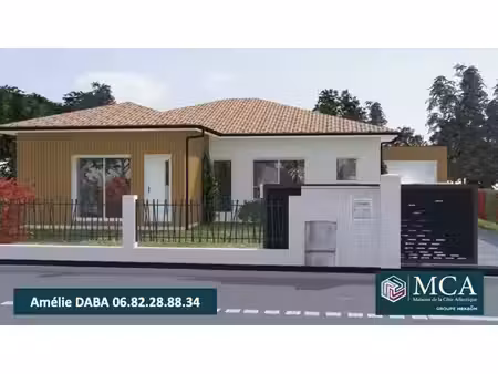 terrain avec maison neuf à vendre
