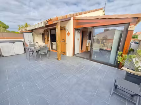 port-leucate - superbe villa t2 avec mezzanine  proche plage