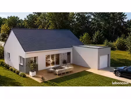projet de construction d'une maison 82 m² avec terrain à lamballe (22)
