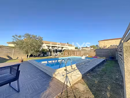 maison de village - 160m2 - jardin et piscine - proche libou