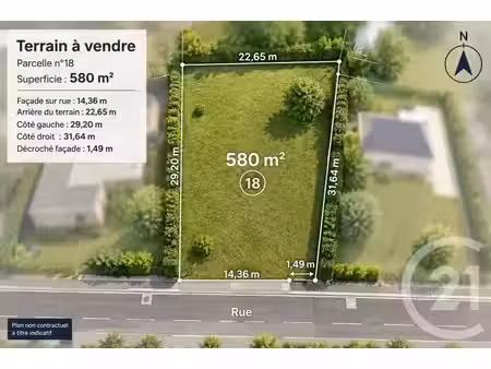 terrain à vendre - 580 m2 - gonesse - 95 - ile-de-france