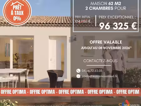 terrain avec maison neuf à vendre