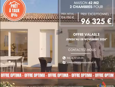 terrain avec maison neuf à vendre