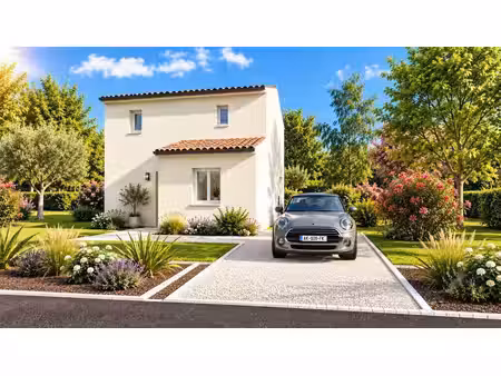 terrain avec maison neuf à vendre