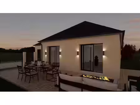 terrain avec maison neuf à vendre
