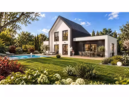 terrain avec maison neuf à vendre