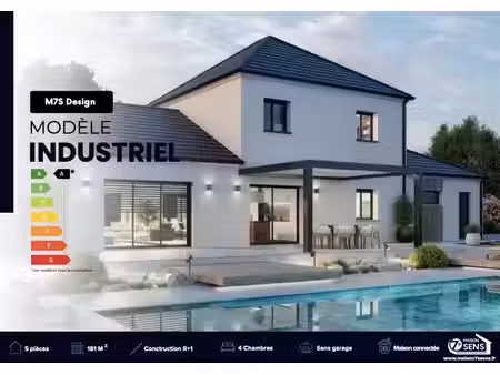 vente maison neuve 5 pièces 181 m² à nemours (77140)  465 328 €