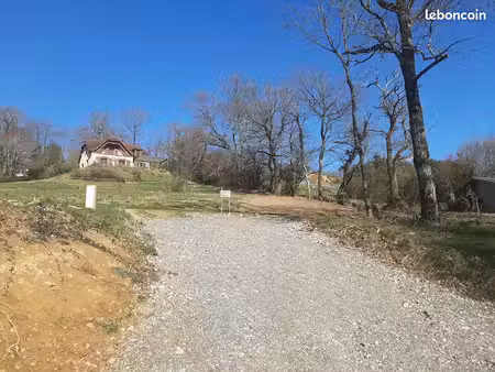 terrain viabilisé 1188m² à labastide-monrejeau