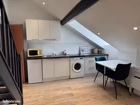 joli studio loué meublé à proximité directe du centre ville
