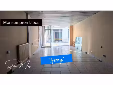 immeuble avec logement  commerce  cour et balcon