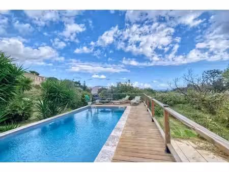 maison bastia agliani 6 pièces174 m2 - terrain 1100 m2 - vue mer - piscine