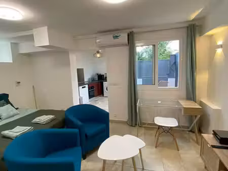 saint gilles centre - studio meublé 27m² - terrasse