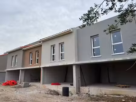 mauguio - villa neuve livrable type 4 pièces avec jardin
