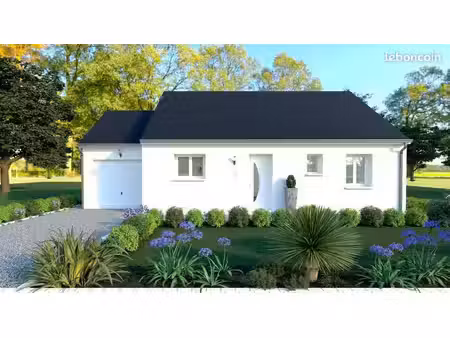 projet de construction d'une maison 70.24 m² avec terrain à la haye-malherbe (27)