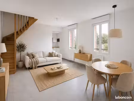 duplex lumineux avec jardin st pierre des fleurs 27370