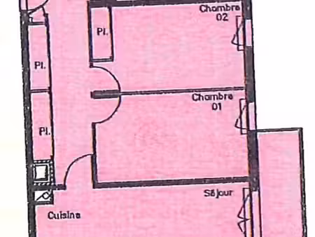 bel appartement 4 pièces de 87m2 avec balcon  box et parking - chartres
