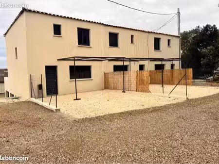 maison mitoyenne 3ch 2 garages terrasse jardin