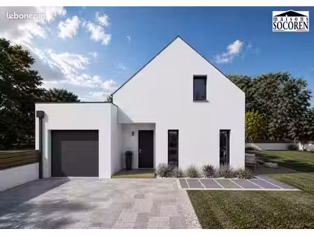projet de construction d'une maison 90 m² avec terrain à benodet (29)