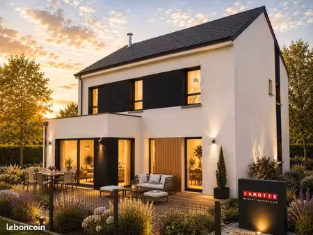 projet de construction d'une maison 135 m² avec terrain à elliant (29)