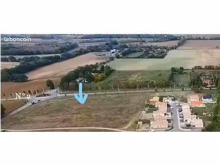 secteur léguevin  village lasserre-pradere - terrain viabilise 547 m2