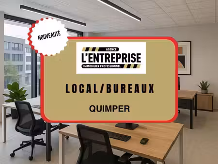 bureaux 100 m² quimper