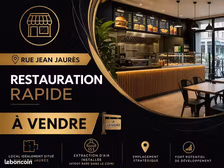 fond de commerce restauration rapide