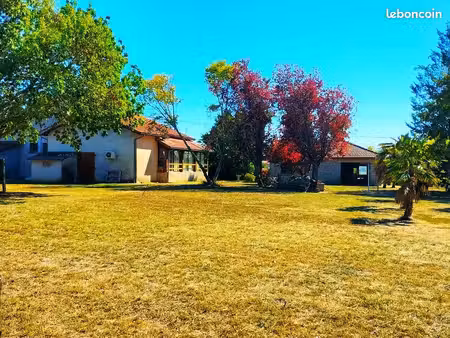 riscle  maison familiale avec dépendances et grand terrain