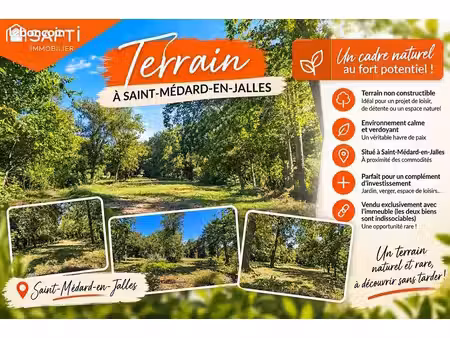 terrain 598 m² saint-medard-en-jalles
