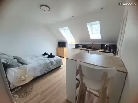 studio meublé à louer - kerfeunteun - 17 m2