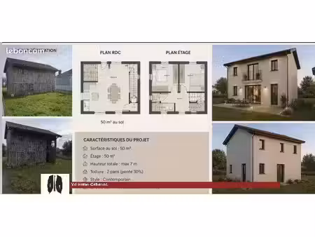 maison 2 pièces 100 m²