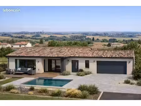 projet de construction d'une maison 100 m² avec terrain à vacquiers (31)