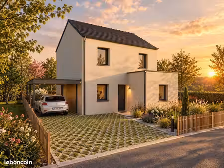 projet de construction d'une maison 92 m² avec terrain à longaulnay (35)