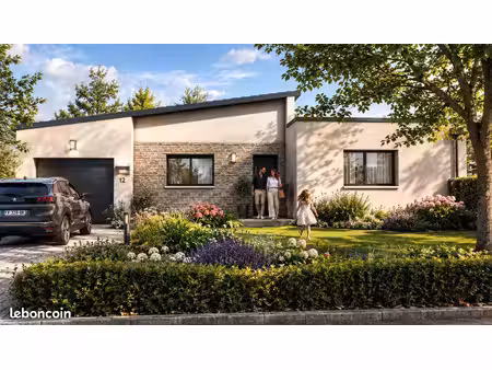 projet de construction d'une maison 80 m² avec terrain à plechatel (35)