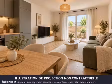 duplex meublé de 50 m² avec extérieur