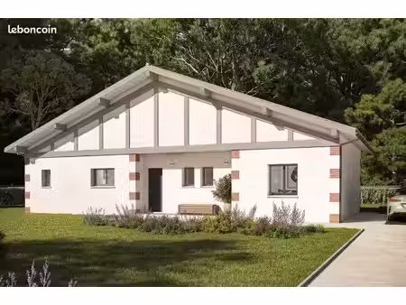 à rion des landes sur un terrain de 600 m² une maison traditionnelle de 3 chambres deux sa