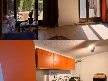 t1 bis garage + jardin