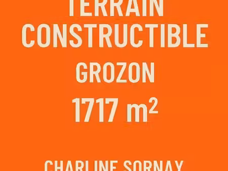 terrain 1717 m² grozon