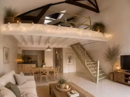 loft duplex de 80 m² avec mezzanine et parking couvert – tours centre