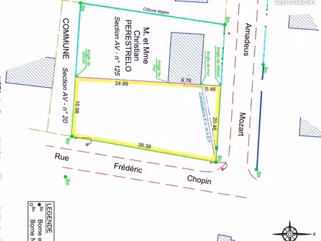 terrain 714m2 constructible