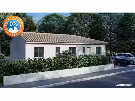 projet de construction d'une maison 76 m² avec terrain à juvignac (34)