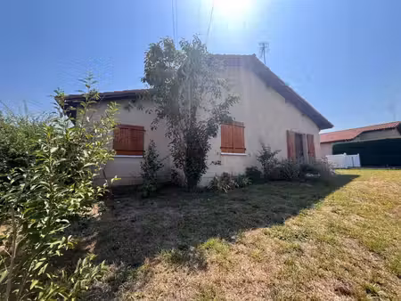 narrosse - maison t4 avec jardin  garage et clim