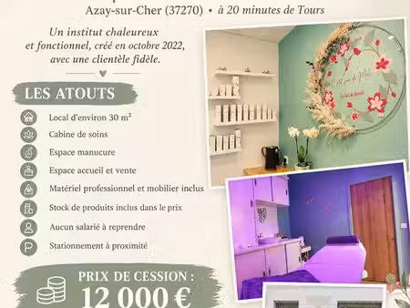 a vendre fonds de commerce institut de beauté