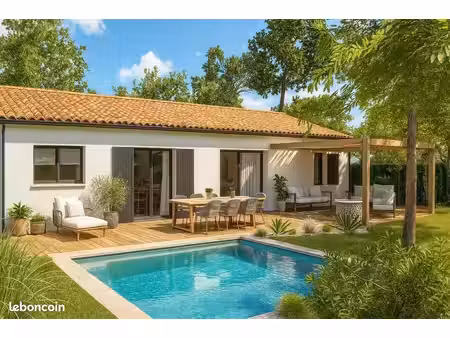projet de construction d'une maison 80 m² avec terrain à magescq (40)