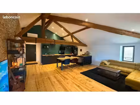 loft d’exception 95 m² + patio 15 m² privatif