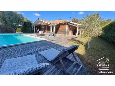 maison 6 pièces aux airs de vacances avec piscine