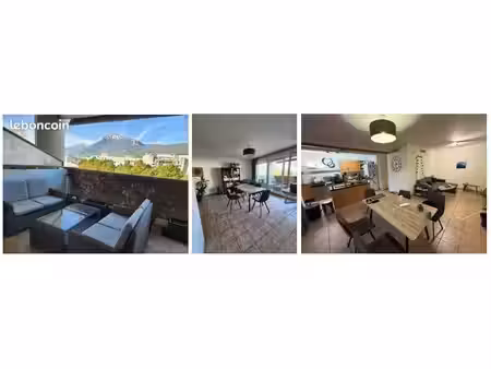 appartement 4 pièces 95 m² – grenoble europole – grande terrasse 15 m² – garage – cellier